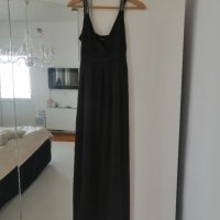 Дълга рокля с деколте, снимка 1 - Рокли - 37757413