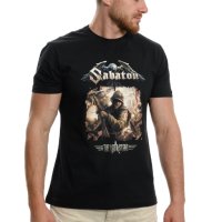 Нова мъжка тениска с дигитален печат на музикалната група Sabaton - The last stand С ГРЪБ, снимка 5 - Тениски - 40433876