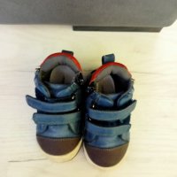 Затворени есенни детски обувки естествена кожа с цип и лепки 21 номер, снимка 3 - Детски обувки - 42766068