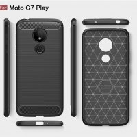 Motorola Moto G7 Play - Удароустойчив Кейс Гръб CARBON, снимка 5 - Калъфи, кейсове - 31436621