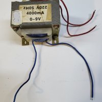 Трансформатор, захранване  9 волта  - 4 ампера., снимка 1 - Друга електроника - 39561765