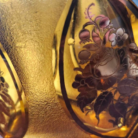 Арт Деко бохемски Мозер от 1920г, фасетиран сервиз за алкохол, снимка 5 - Антикварни и старинни предмети - 44760664