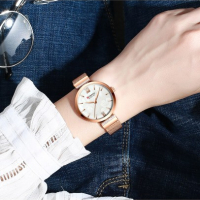 Красив часовник с верижка от стоманени нишки - Savona (005) - 2 варианта, снимка 2 - Дамски - 44733053