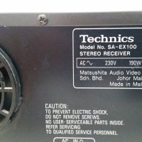 Ресивър Technics SA-EX100, снимка 5 - Ресийвъри, усилватели, смесителни пултове - 29756959