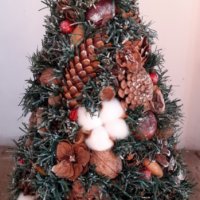 Елха Коледна елха Коледа Коледна украса Коледна декорация, снимка 1 - Коледни подаръци - 35160254