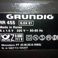 Grundig RR455 радио-касетофон, снимка 9 - Радиокасетофони, транзистори - 22058437