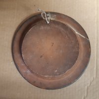 Стара глинена чиния за стена Царство България , керамика, снимка 3 - Антикварни и старинни предмети - 40109503