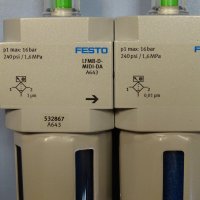 филтър-група Festo LFMB/A-D-MIDI-DA 3/8 precision filter, снимка 4 - Резервни части за машини - 35228876