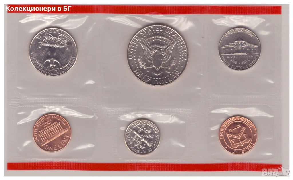 СЕТ ОТ САЩ - „ЕМИСИЯ 1998 /D/ ГОДИНА“, снимка 1