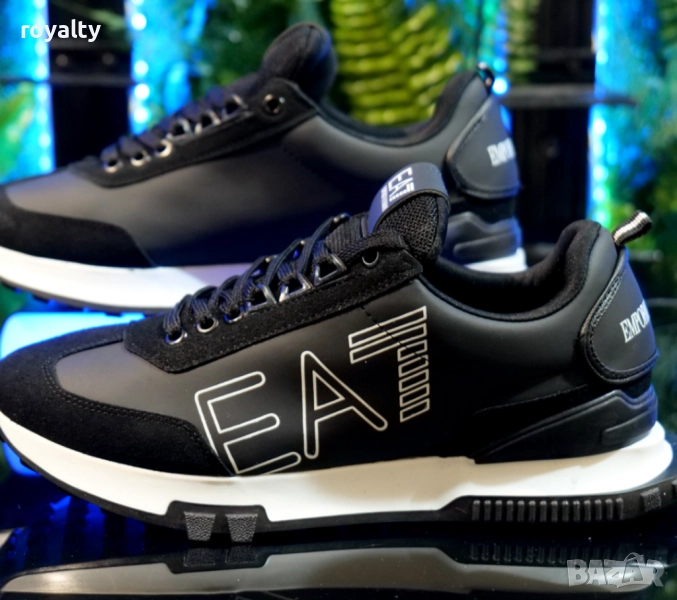 Мъжки Маратонки Emporio Armani EA7 - Черно, снимка 1