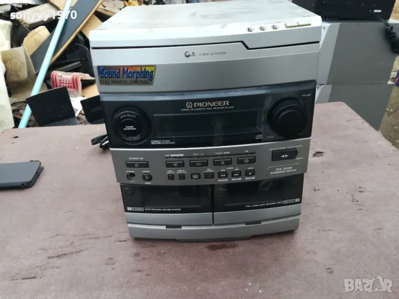 PIONEER XR-A100 CD DECK RECEIVER MADE IN THE UK-ВНОС SWISS 0203251910LNWC, снимка 1