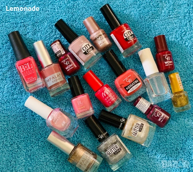Лот лакове за нокти 17 бр, снимка 1
