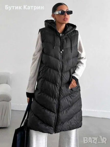 Дълъг дамски елек , снимка 1