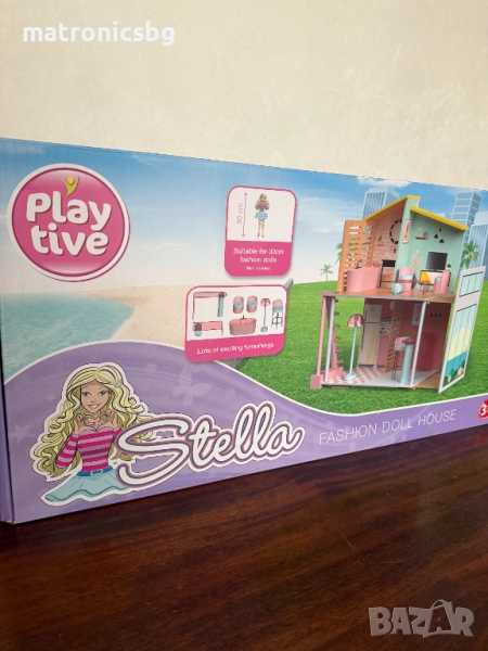 Дървена къща за кукли Playtive Fashion doll house, снимка 1