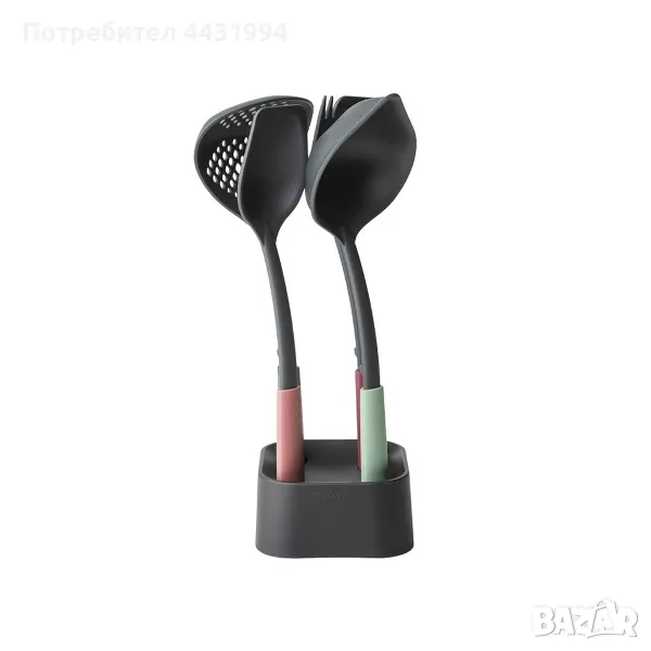 Готварски прибори Brabantia Tasty+, комплект 4 части и поставка, снимка 1