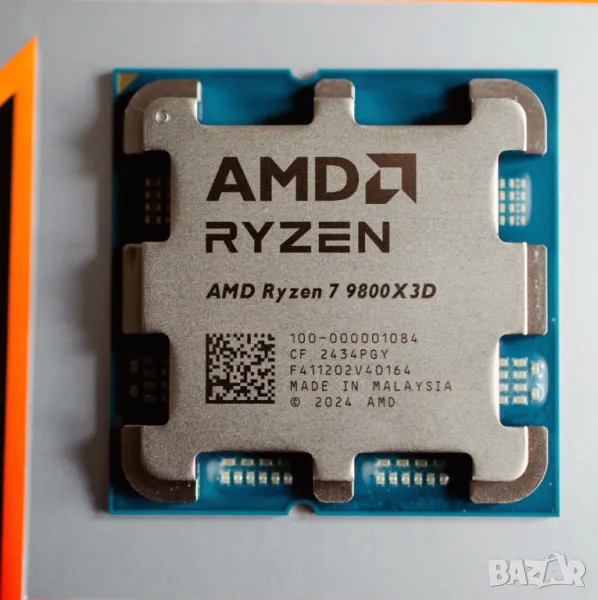 Най-мощният процесор за игри AMD Ryzen™ 7 9800X3D Processor Up to 5.2 GHz AM5 L3 Cache 96 MB, снимка 1