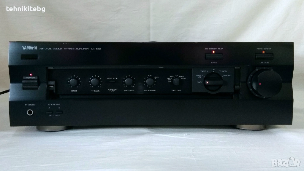 ⭐⭐⭐ YAMAHA AX-592 ⭐⭐⭐ Сериозен усилвател, 2 х 155/100 вата (4/8 ома), снимка 1