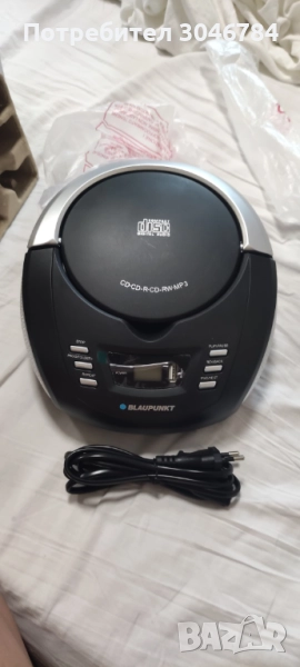 CD Радио BLAUPUNKT RCD 204 BK бумбокс, снимка 1