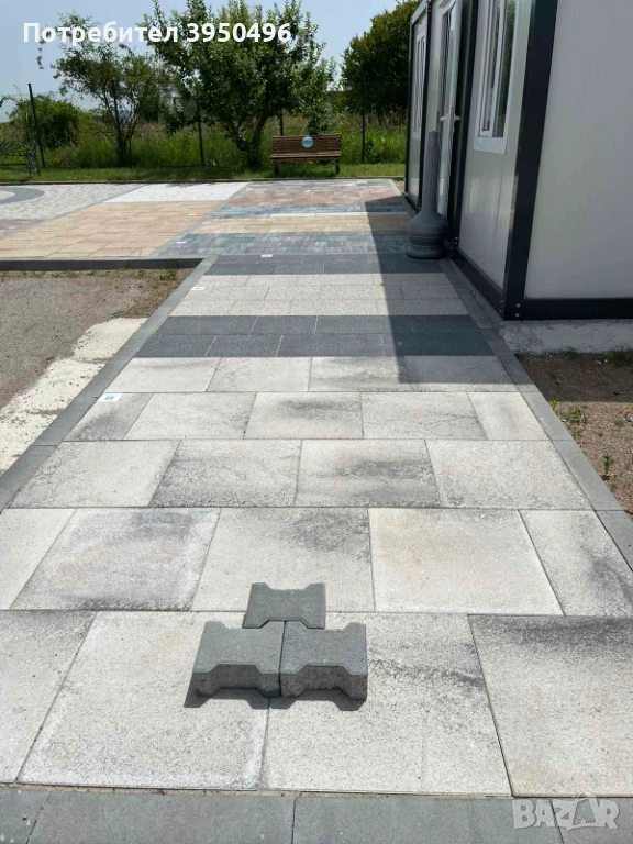 Павета Бехатон /2Т/, 6см, цвят: сив - #Земелрок, снимка 1