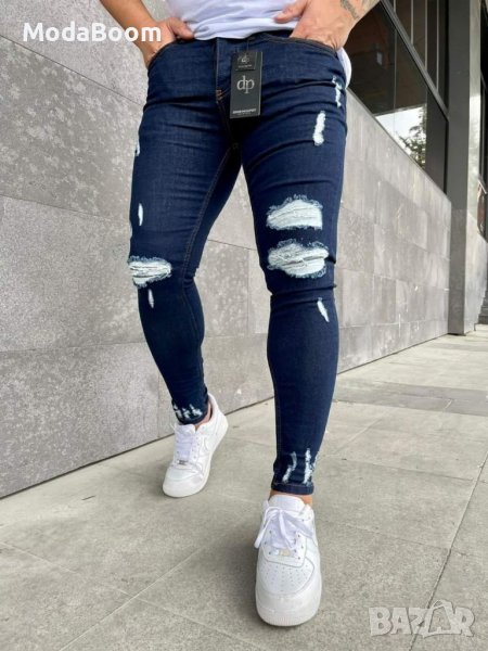 Мъжки тъмносини дънки , снимка 1