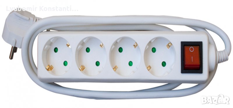 СЪЕДИНИТЕЛ 4 ГНЕЗДА С КЛЮЧ С 2М КАБЕЛ, снимка 1