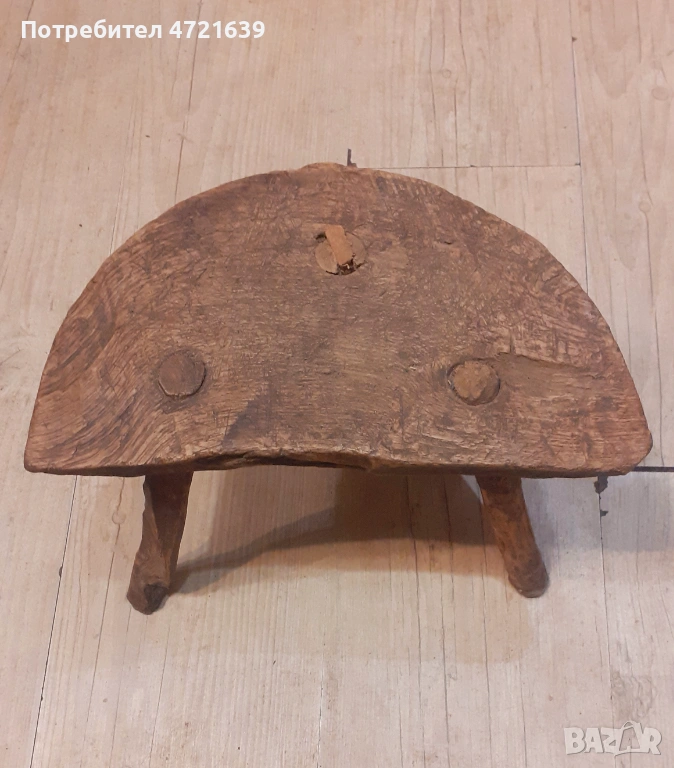 Столче трикрако дърво старо , снимка 1