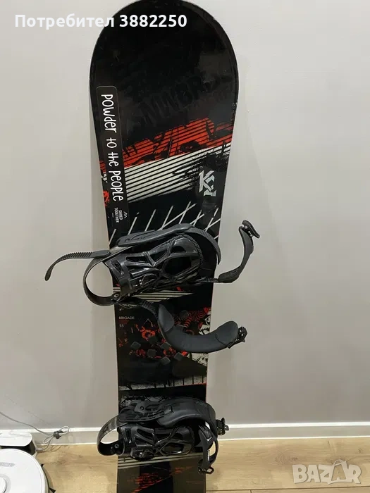 Сноуборд дъска К2 155 + Автомати Drake Fifty L, снимка 1