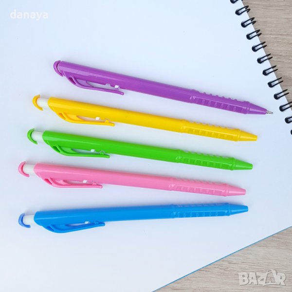 3021 Химикалка с копче Cello Sleek, синьо мастило, снимка 1