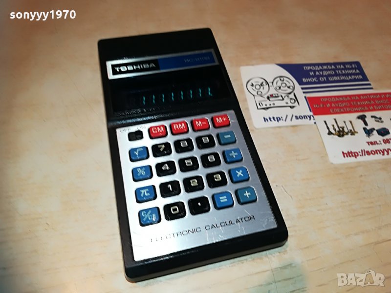 toshiba calculator-внос switzerland, снимка 1