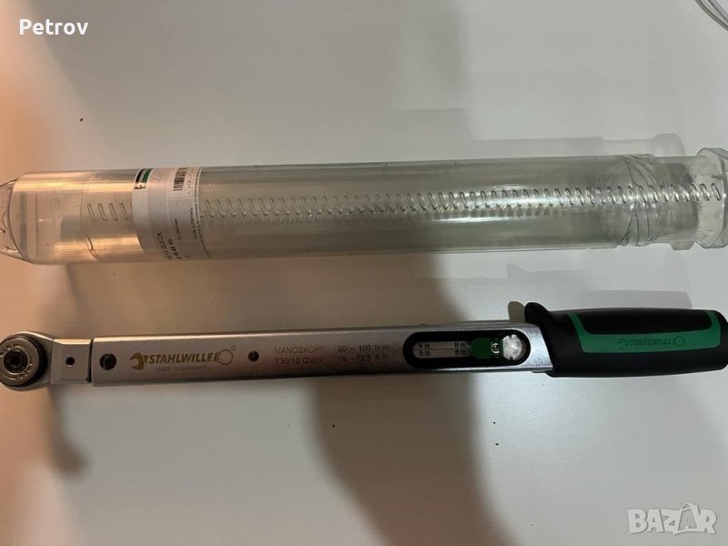 STAHLWILLE MANOSKOP 730/10 Quick - PROFI Динамометричен Ключ 20 - 100 Nm !!! ЧИСТО НОВ !!! GERMANY !, снимка 1