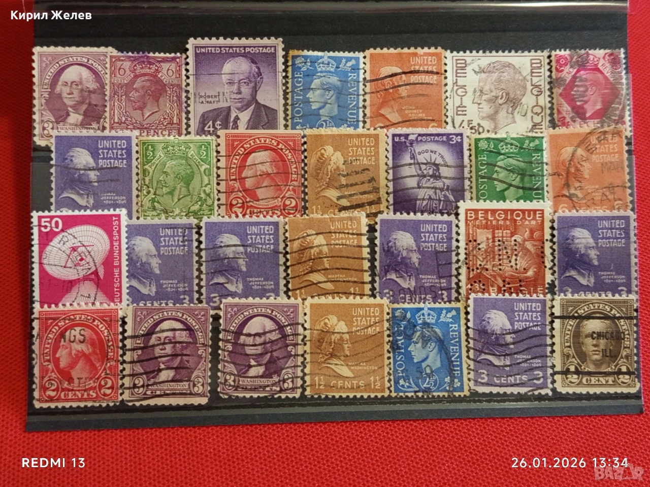 Стари пощенски марки от цял свят смесени СВЕТОВНИ ЛИДЕРИ за КОЛЕКЦИЯ 51585, снимка 1