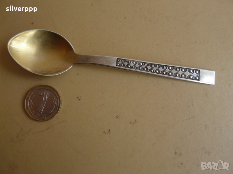  Руска сребърна лъжичка , снимка 1