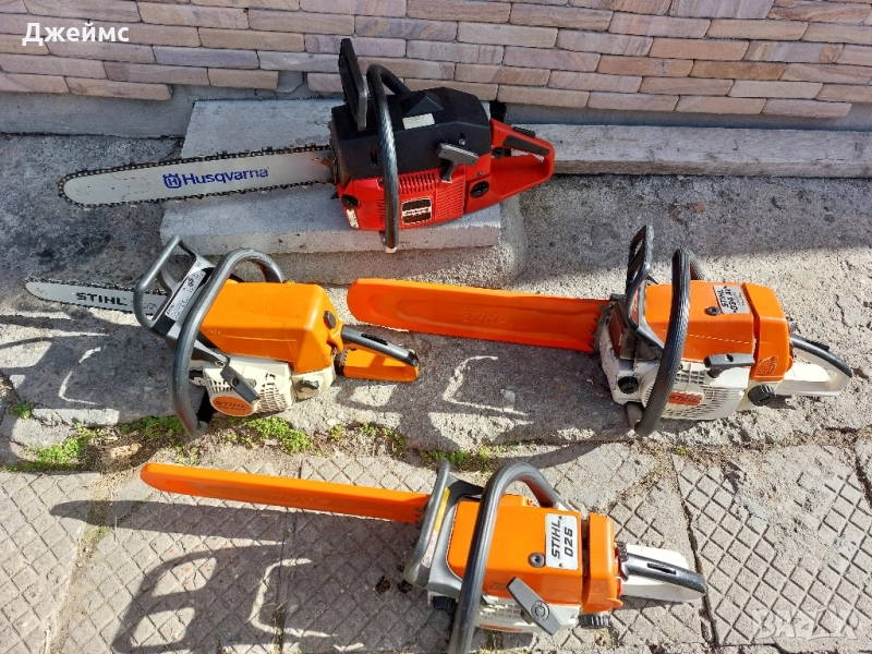 Бензинови верижни триони Jonsered,Stihl 034,Stihl MS 210C Stihl 026 , снимка 1