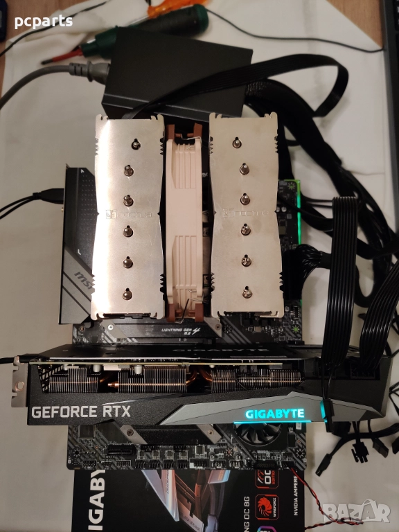 Комбо Ryzen 5800X + MSI X570 + Noctua, снимка 1