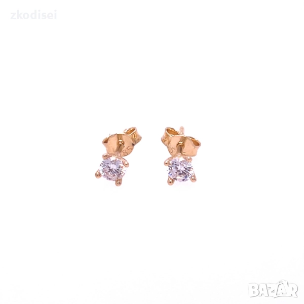 Златни обеци 0,82гр. 14кр. проба:585 модел:34434-4, снимка 1