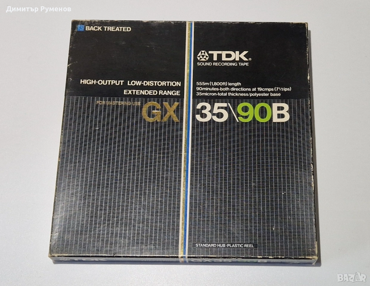 Ролка за магнетофон TDK GX35B Japan със записи, снимка 1