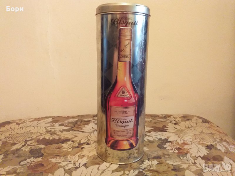 Bisquit Cognac метална кутия от коняк, снимка 1