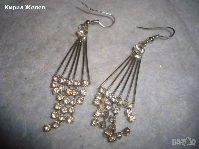 АЖУРНИ ФИНИ КРИСТАЛНИ СРЕБРИСТИ АРТ ОБЕЦИ 26747, снимка 1