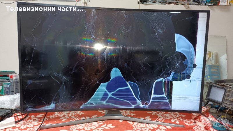 Samsung UE49MU6202K със счупен екран BN41-02568B/L55S6R_MHS BN44-00807F Панел CY-WK049HGLV4H, снимка 1