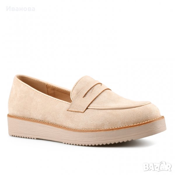 Дамски обувки тип мокасини (лоуфъри) , снимка 1