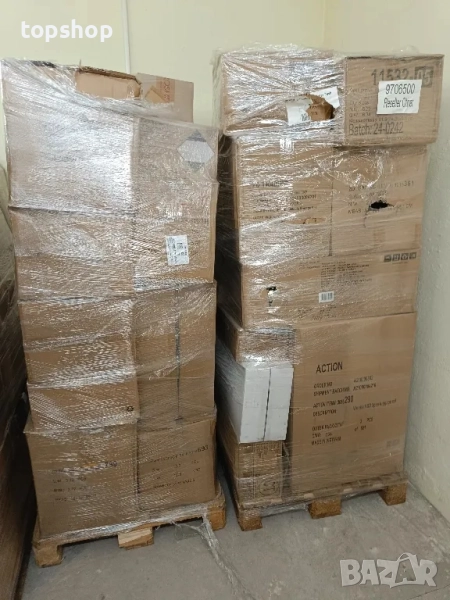 Палети с ЧИСТО НОВИ СТОКИ домашни потреби, играчки, канцеларски материали, козметика, техника..., снимка 1