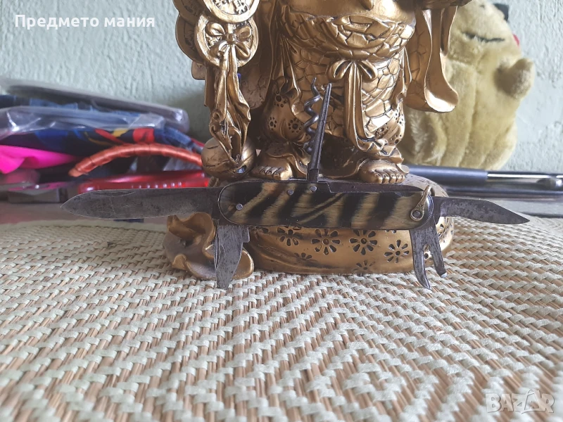 Старо мултифункционално джобно ножче,  ножка нож , снимка 1