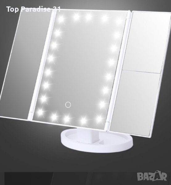 тристранна LED огледало , снимка 1