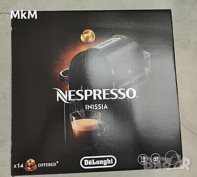 Кафе машина  Nespresso Inissia Black DeLonghi, снимка 1