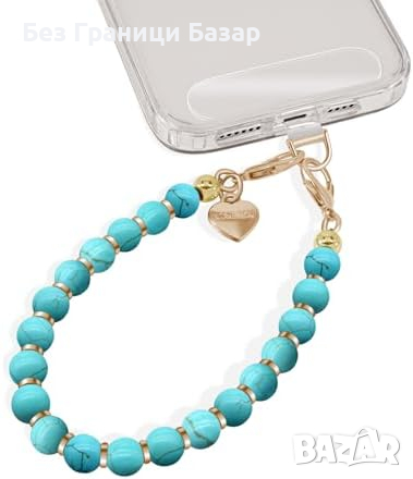 Нова Елегантна и Мултифункционална Верижка за Телефон с Мъниста, снимка 1