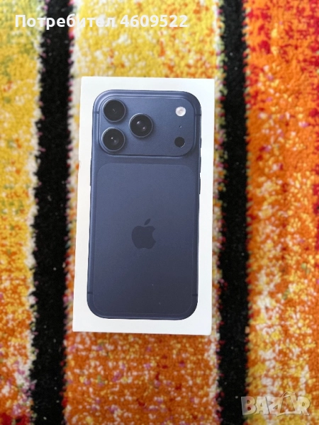 iPhone 17 Pro 256GB DeepBlue, Чисто нов, закупен от Англия, фабрично запечатан, , снимка 1