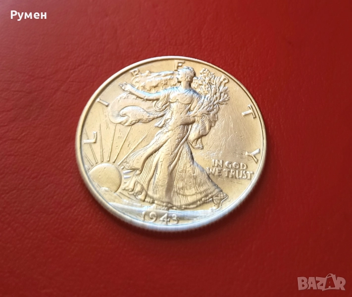 Half Dollar 1943 г-USA.Сребро!, снимка 1