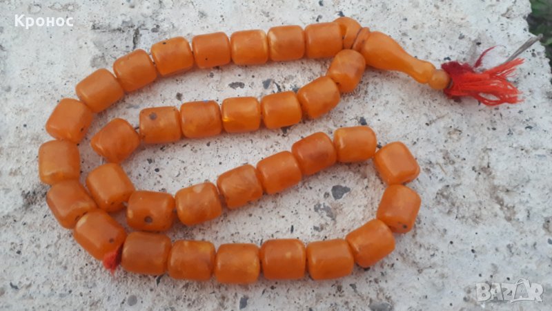 Кехлибарена броеница, снимка 1