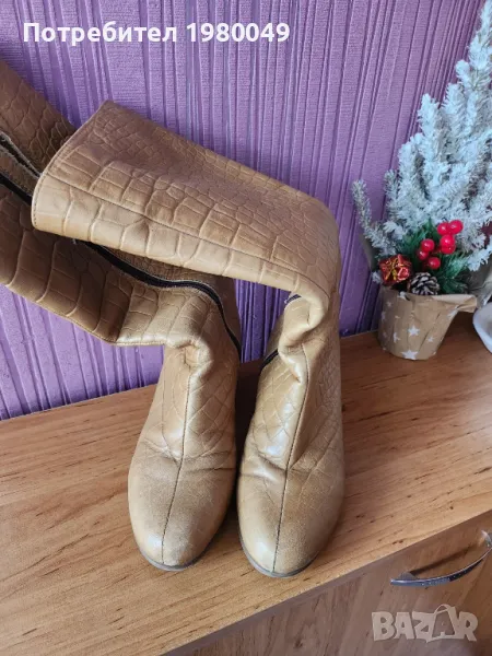 Ботуши естествена кожа - Габина, снимка 1