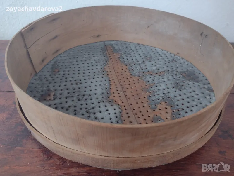 СТАРО ГОЛЯМО МЕТАЛНО СИТО, снимка 1